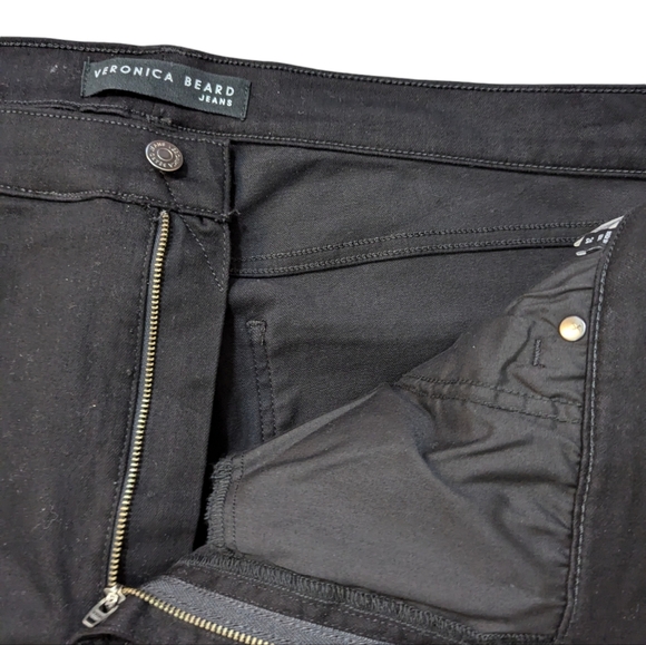 New Veronica Beard Debbie Skinny High-rise Plus Black Jeans..Size 24 (plus size) - Picture 5 of 6